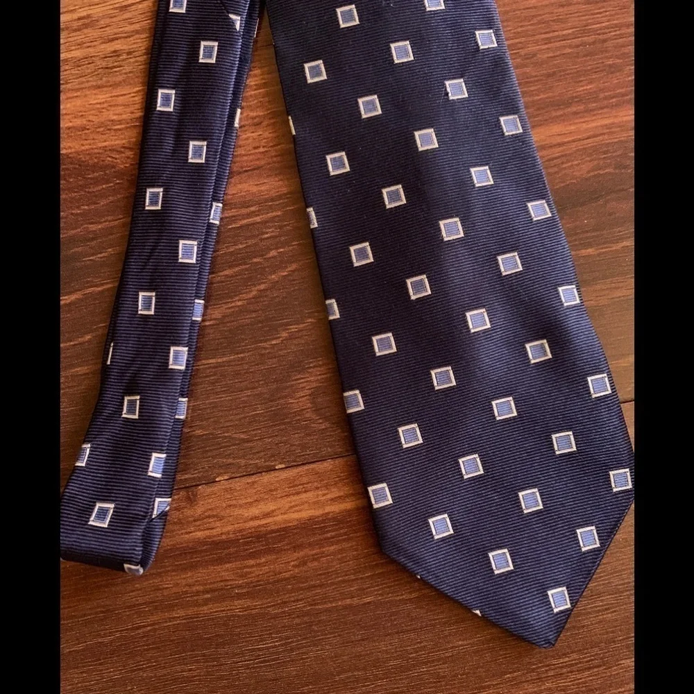 🍁SALE🍁BROOKS Basics Classic Blue Silk Necktie